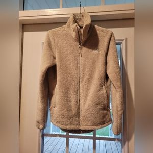 THE NORTH FACE women's cream fleece jacket